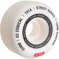 Globe G2 Conical Street Skateboard Wheels,White/Essential,55mm