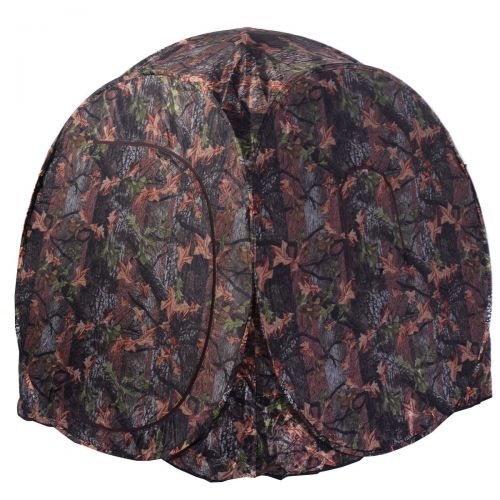  Globe House Products GHP 61x59x63 150D Oxford Weatherproof Wear-Resistant 360° Visibility Hunting Blind