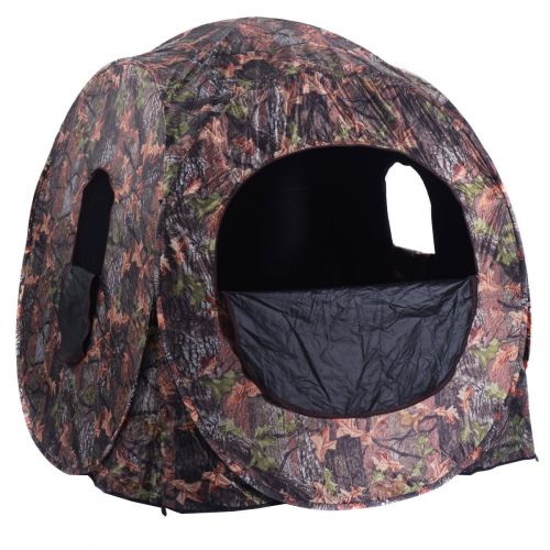 Globe House Products GHP 61x59x63 150D Oxford Weatherproof Wear-Resistant 360° Visibility Hunting Blind