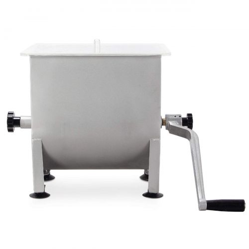  Globe House Products GHP 4.2-Gallons 10.4x12.8x12.6 Stainless Steel Meat Mixer w 4 Skid-Resistant Feet