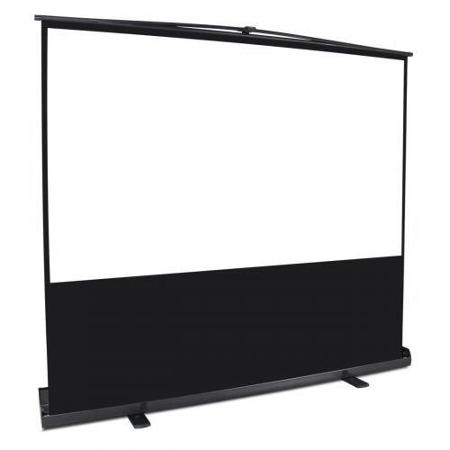  Globe House Products GHP 72 Diagonal 16:9 Aspect Ratio Manual Pull-Up Matte White Projection Screen