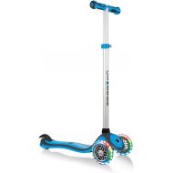 Globber -V2 3-Wheel Kids Kick Scooter - LED Light Up Wheels - Adjustable Height T-Bar - for Boys and Girls