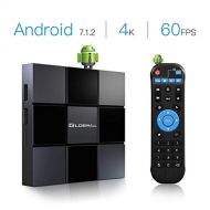 Android Box, Globmall 2018 Model X3 Android TV Box, Android 7.1 TV Box 2GB RAM 8GB ROM Quad Core A53 Processor 64 Bits Support 4K 60fps