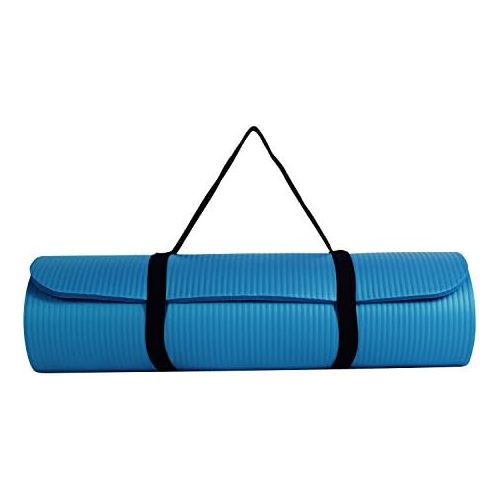  [아마존베스트]Gloop XXL Yogamatte Pilates Gymnastikmatte trainingsmatte Fitnessmatte,Premium inkl Tragegurt, ideal fuer Pilates, Gymnastik und Yoga