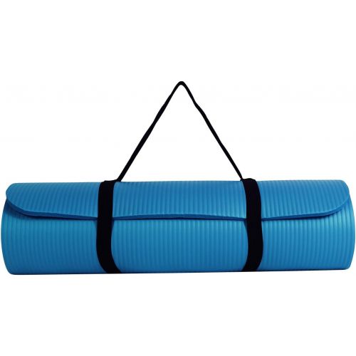  [아마존베스트]Gloop XXL Yogamatte Pilates Gymnastikmatte trainingsmatte Fitnessmatte,Premium inkl Tragegurt, ideal fuer Pilates, Gymnastik und Yoga
