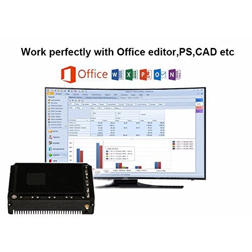  Glopole Fanless Mini PC Windows 10 Pro (64-bit) TV Box Desktop embedded industrial rugged Linux Computer [Intel Core I5-3317U8GB128GBDual-Band Wi-FiGigabit EthernetDual Output