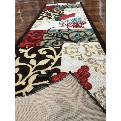  Gloria Kitchen Mat Low Profile Non Slip Skid Resistant Anti Bacterial Thin Kitchen Rug