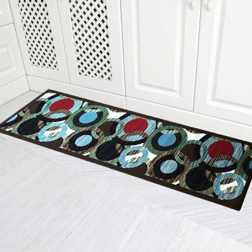  Gloria Kitchen Mat Low Profile Non Slip Skid Resistant Anti Bacterial Thin Kitchen Rug