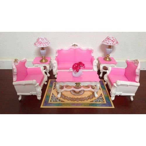  Gloria My Fancy Life Dollhouse Furniture - Deluxe Living Room Playset