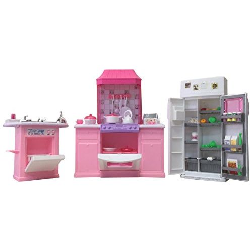  Gloria Dollhouse Furniture - Deluxe Kitchen Play Set