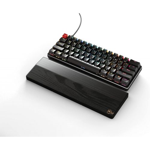  Glorious PC Gaming Race (Keyboard + Keyboard Wrist Rest) Glorious GMMK Modular Mechanical Gaming Keyboard (Compact Size) + Glorious Onyx (Black) Wooden Wrist Rest (Compact) (Bundle)