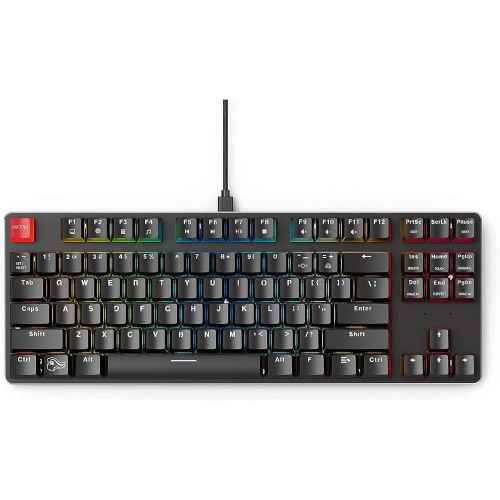  Glorious PC Gaming Race (Keyboard + Keyboard Wrist Rest) Glorious GMMK Modular Mechanical Gaming Keyboard (TKL) + Glorious Onyx (Black) Wooden Wrist Rest (TKL) (Bundle)