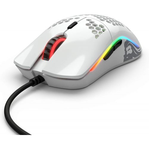  Glorious PC Gaming Race Glorious Model O RGB 67g Lightweight Gaming Mouse, Glossy White (GO-GWHITE)