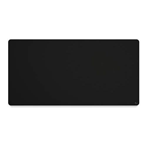  Glorious PC Gaming Race Glorious XXL Extended Gaming Mouse Mat/Pad - Stealth Edition - Large, Wide (XXL Extended) Black Cloth Mousepad, Stitched Edges 18x36 (G-XXL-Stealth)