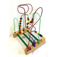 /GloriousVanity Vintage 1998 Educo Wood Bead Maze Teletubbies Dexterity Activity Rollercoaster