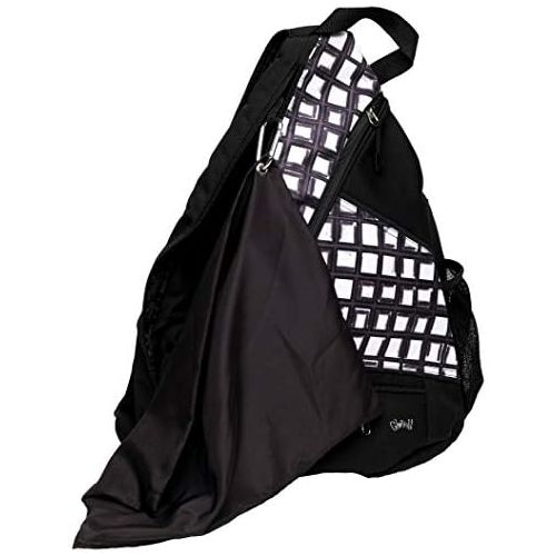  Pickle Ball Bag - Glove It - 19 in x 13 in Adjustable Shoulder Strap Pickle Ball Sling Bag - Holds up to 6 Pickleball Paddles, Phone, Keys - Bag with Water Bottle Holder - Clip-on