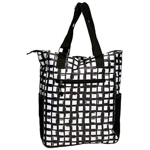  Womens Tennis Tote Bag - Glove It - Big Fashion Tote Bag for Women - Womens Large Tote Bags with Zipper & Shoulder Strap - 6 Outside Pockets - Ladies Sport Totes