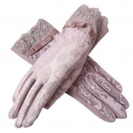 Gloves Spring and Autumn Ladies Driving Non-Slip Summer Sunscreen Elegant Sexy Lace Micro-Elastic Ultra-Thin (Color : Multi-Colored, Size : M)