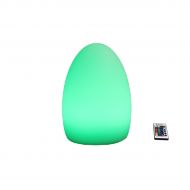 Glovion Multi Color RGB LED Mood Lamp Remote Controlled Glow in the Dark Party Light Outdoor Landscape Garden Light for Indoor and Outdoor use -8.7 in Egg