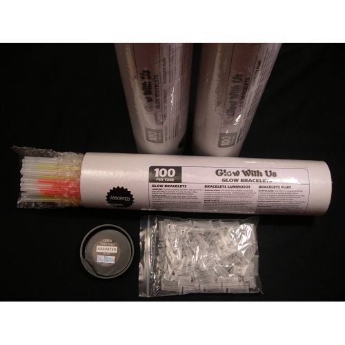  Glow With Us Glow Sticks Bulk Wholesale, 100 6” Industrial Grade Pink Light Sticks, Bright Color, Glow 12-14 Hrs, Safety Glow Stick with 3-year Shelf Life, GlowWithUs Brand