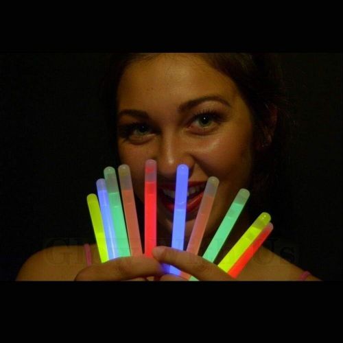  Glow With Us Glow Sticks Bulk Wholesale, 100 4” Pink Glow Stick Light Sticks+100 FREE Glow Bracelets! Bright Color, Kids love them! Glow 8-12 Hrs, 2-year Shelf Life, Sturdy Packagi