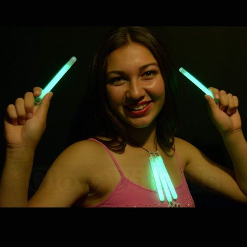  Glow With Us Glow Sticks Bulk Wholesale, 100 4” Pink Glow Stick Light Sticks+100 FREE Glow Bracelets! Bright Color, Kids love them! Glow 8-12 Hrs, 2-year Shelf Life, Sturdy Packagi