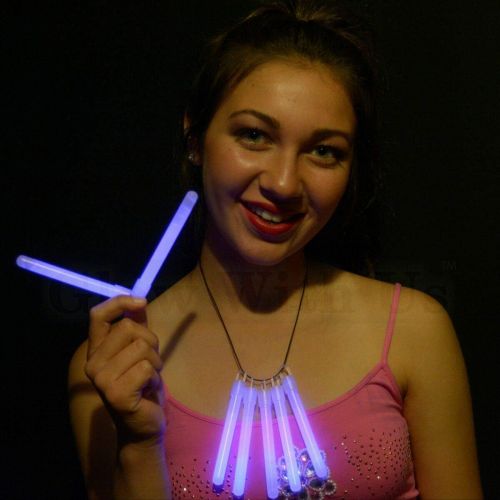  Glow With Us Glow Sticks Bulk Wholesale, 100 4” Pink Glow Stick Light Sticks+100 FREE Glow Bracelets! Bright Color, Kids love them! Glow 8-12 Hrs, 2-year Shelf Life, Sturdy Packagi