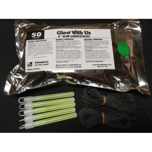  Glow With Us Glow Sticks Bulk Wholesale, 100 4” Pink Glow Stick Light Sticks+100 FREE Glow Bracelets! Bright Color, Kids love them! Glow 8-12 Hrs, 2-year Shelf Life, Sturdy Packagi