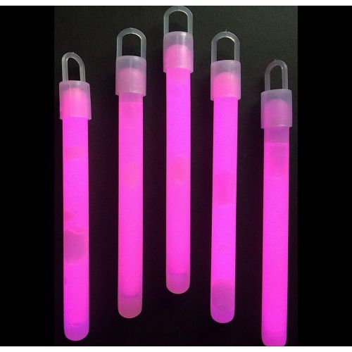  Glow With Us Glow Sticks Bulk Wholesale, 100 4” Pink Glow Stick Light Sticks+100 FREE Glow Bracelets! Bright Color, Kids love them! Glow 8-12 Hrs, 2-year Shelf Life, Sturdy Packagi