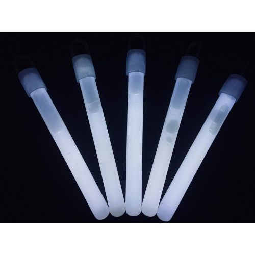  Glow With Us Glow Sticks Bulk Wholesale, 500 4” White Glow Stick Light Sticks+200 Free Glow Bracelets! Bright Color, Kids Love Them! Glow 8-12 Hrs, 2-Year Shelf Life, Sturdy Packag