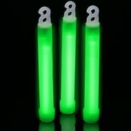 Glow With Us Glow Sticks Bulk Wholesale, 100 6” Industrial Grade Green Light Sticks, Bright Color, Glow 12-14 Hrs, Safety Glow Stick with 3-year Shelf Life, GlowWithUs Brand