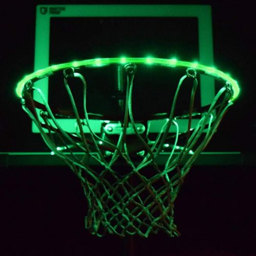  GlowCity Light Up LED Rim Kit with LED Basketball Included