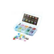 GlowGeek 100pcs Assorted Auto Car Truck Small Blade Fuse Assortment