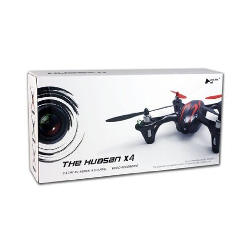  GlowSol Hubsan X4 (H107C) 4 Channel 2.4GHz RC Quad Copter with Camera - RedWhite