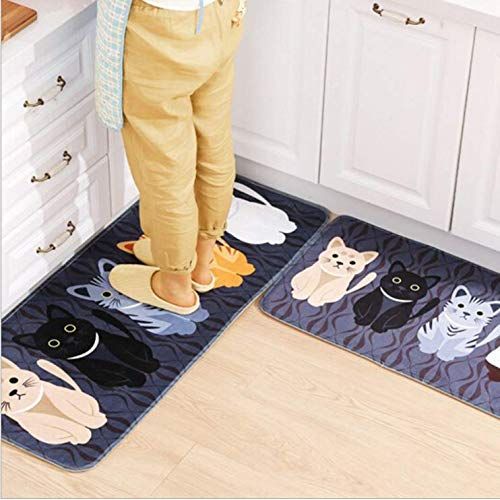  Gmnalahome gmnalahome Front Door Mat for Indoor Outdoor Entry Rug Hard Stay Humble Motivational Quote Lifestyle Theme Inspirational Display Light Blue Black Keep Your House Clean W23 x H15 IN