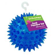 Gnawsome 2.5” Spiky Squeaker Ball Dog Toy - Small, Cleans teeth and Promotes Dental and Gum Health for Your Pet, Colors will vary