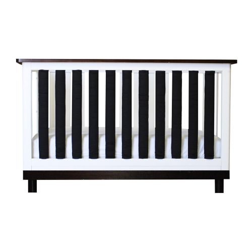  Go Mama Go Wonder Bumpers 38 Piece Crib Bedding Set, Black/White