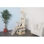 Go Pet Club Cat Tree Furniture 70 in. High - Squiggle - Brown