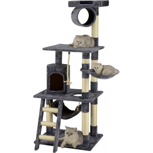  Go Pet Club Cat Tree Furniture 62 in. High