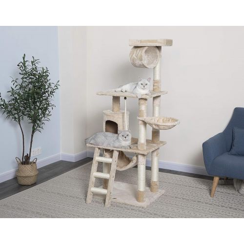  Go Pet Club Cat Tree Furniture 62 in. High