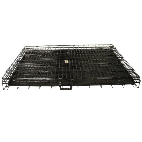  Go Pet Club 24-Inch Two Door Folding Metal Cage with Divider