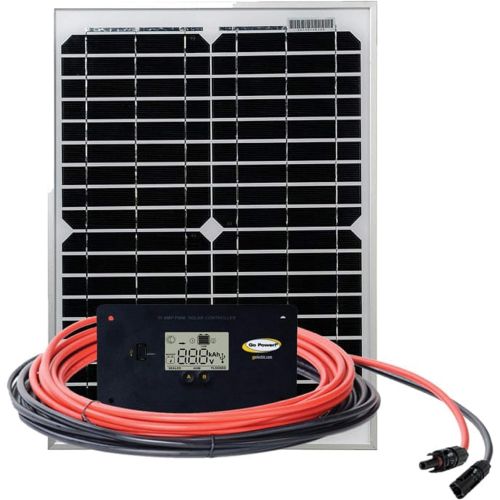  Go Power! GP-RV-20 20-Watt Solar Kit with 4.5 Amp Regulator