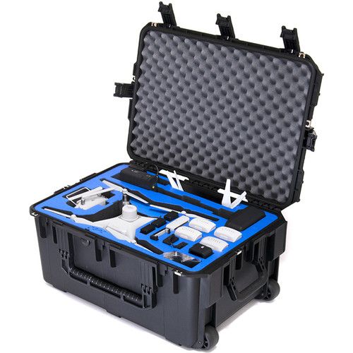  Go Professional Cases Hard-Shell Wheeled Case for DJI Phantom 4 RTK and Ground Station