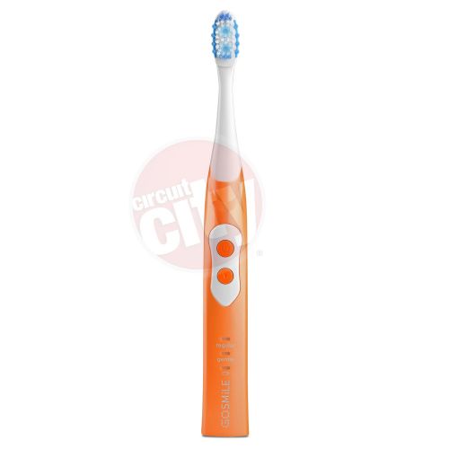  Go Smile Sonic Blue UV Toothbrush At Home Dental Care Teeth Whitening System (Tangerine)