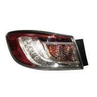 Go-Parts - OE Replacement for 2010 - 2013 Mazda 3 Rear Tail Light Lamp Assembly / Lens / Cover - Left (Driver) Side - (Sedan) BBM5-51-160F MA2800146 Replacement For Mazda 3
