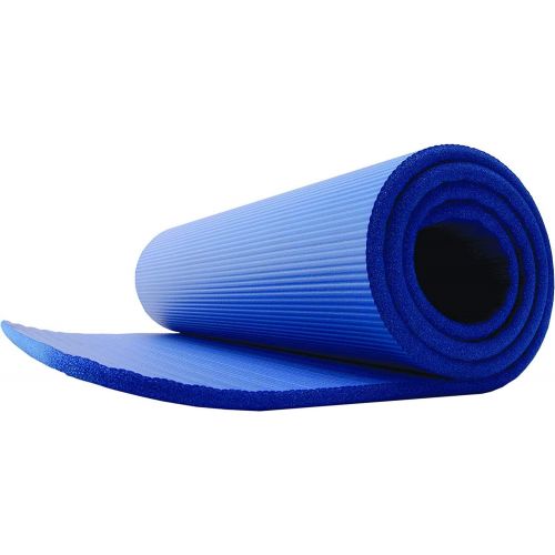  Pilates Mat by GoFit | All-Purpose Yoga Mat - 12-Inch Extra Thick High Density, Professional Grade Mat