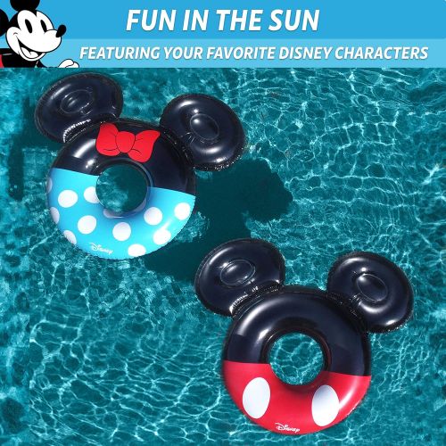  Disney Pool Float Party Tube by GoFloats Choose Between Mickey and Friends, Monsters Inc, Finding Nemo, Lilo and Stitch, UP and Wall E