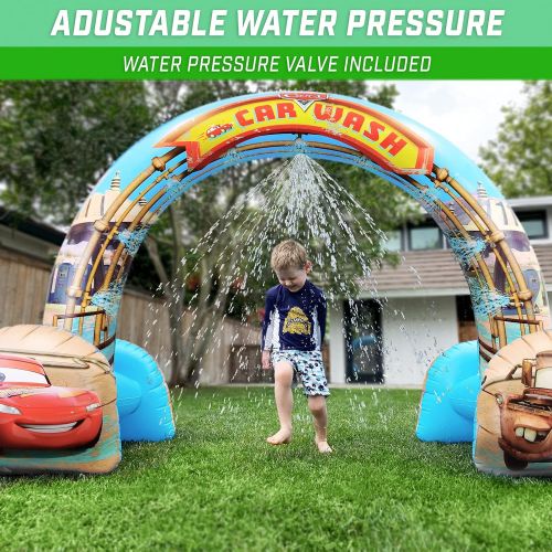  GoFloats Disney Inflatable Arch Sprinkler Choose Between Cars, Frozen and Finding Nemo