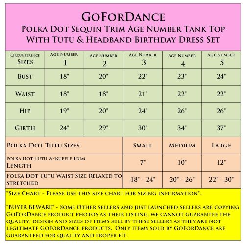  GoForDance 1st 2nd 3rd 4th 5th Red Birthday Age Tank Top with Matching Polka Dot Skirt and Mouse Ears Headband Outfit Tutu Dress