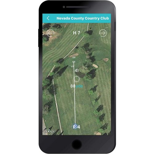 GoGolf GPS Clip On Handsfree Bluetooth Golf GPS Rangefinder to Track Distance of Your Last Shot and Yardage to Greens